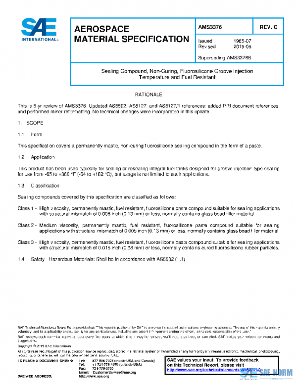 SAE AMS3376C PDF SAE AMS3376C PDF