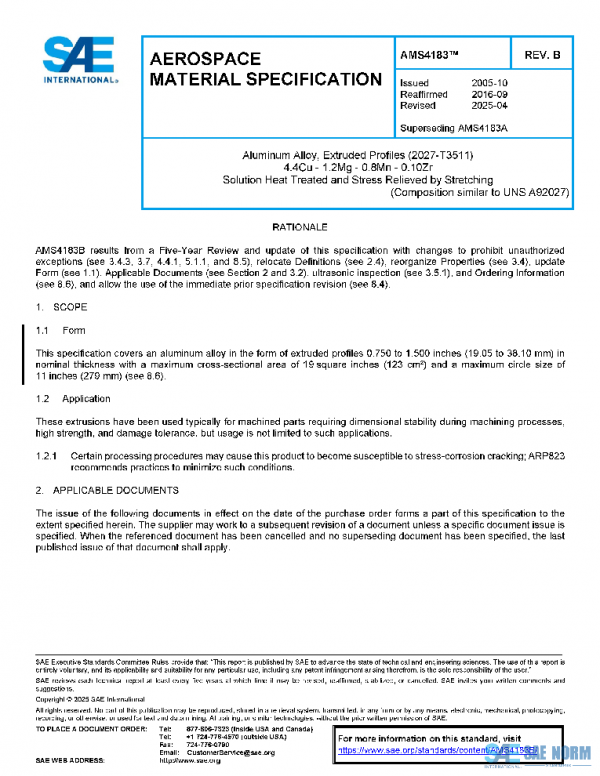 SAE AMS4183B PDF