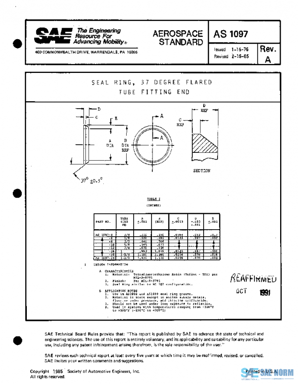 SAE AS1097A PDF