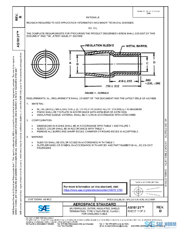 SAE AS18121B PDF