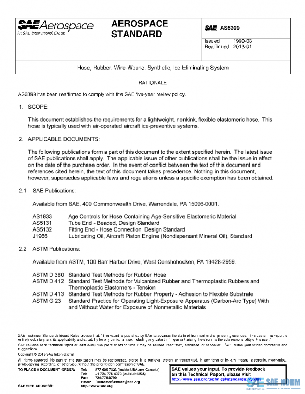 SAE AS6399 PDF