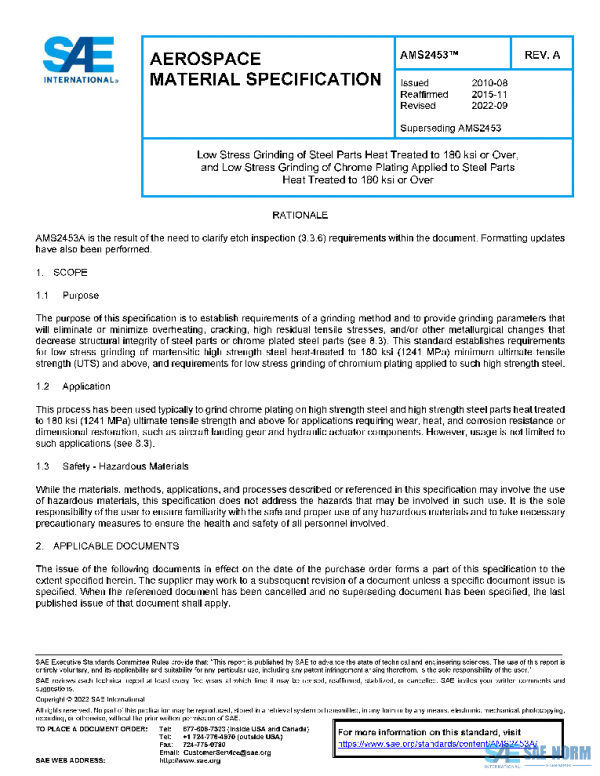 SAE AMS2453A PDF SAE AMS2453A PDF