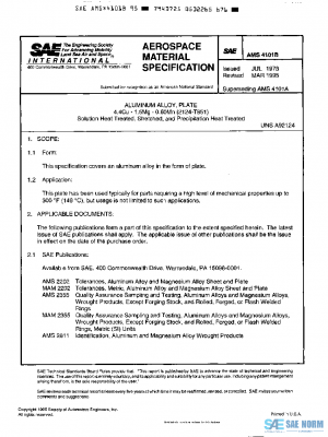 SAE AMS4101B PDF