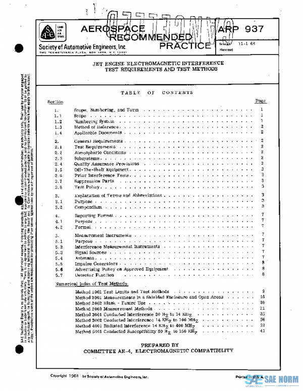 SAE ARP937 PDF