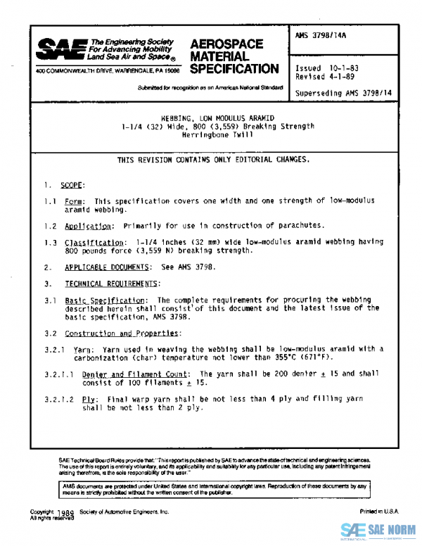 SAE AMS3798/14A PDF