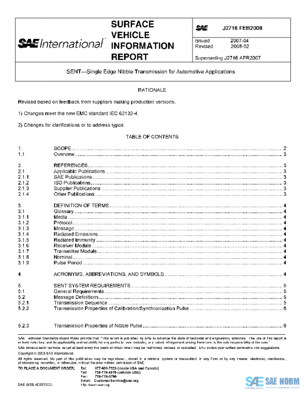 SAE J2716_200802 PDF SAE J2716_200802 PDF