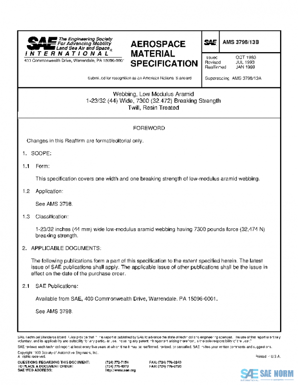 SAE AMS3798/13B PDF