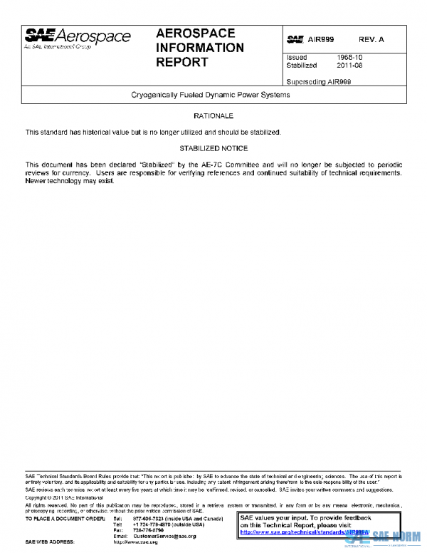 SAE AIR999A PDF