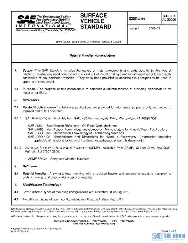 SAE J2506_200008 PDF