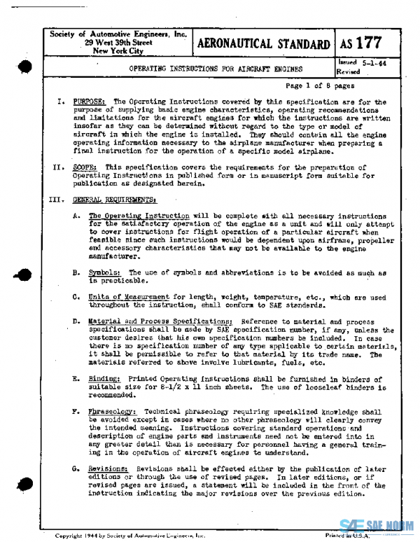 SAE AS177 PDF