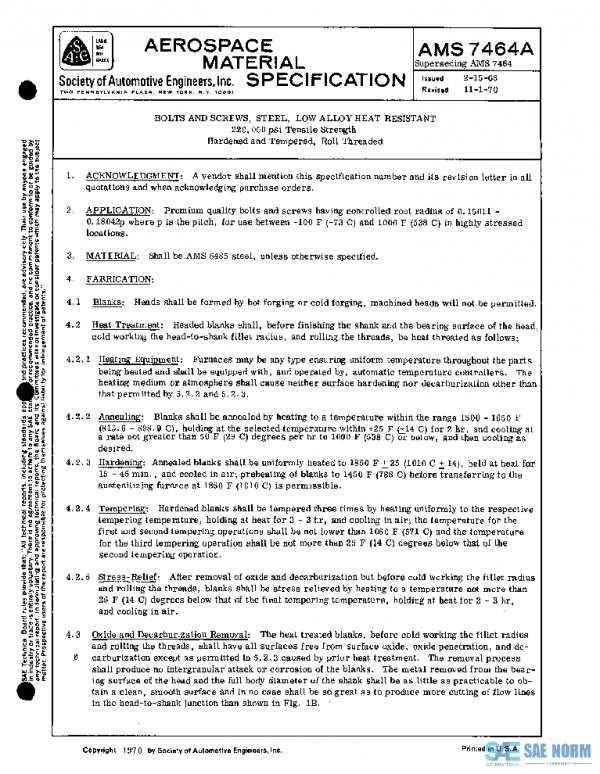 SAE AMS7464A PDF