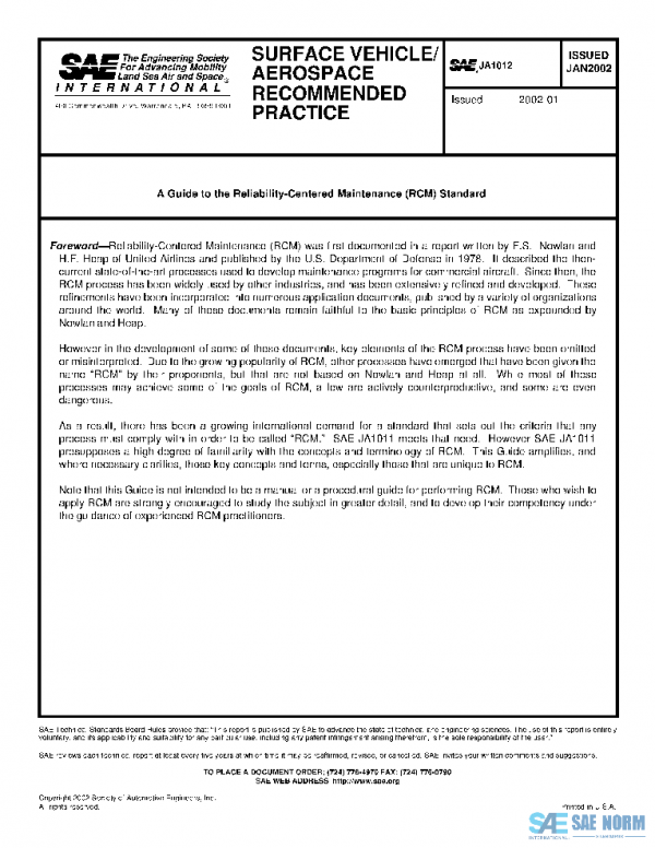 SAE JA1012_200201 PDF SAE JA1012_200201 PDF