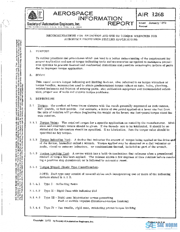SAE AIR1268 PDF