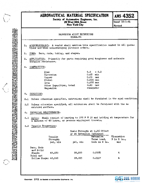 SAE AMS4352 PDF SAE AMS4352 PDF
