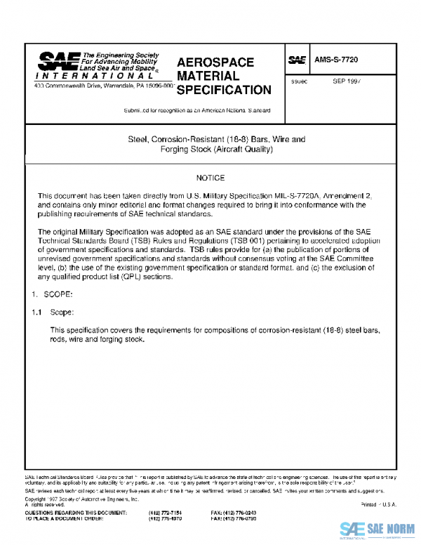 SAE AMSS7720 PDF
