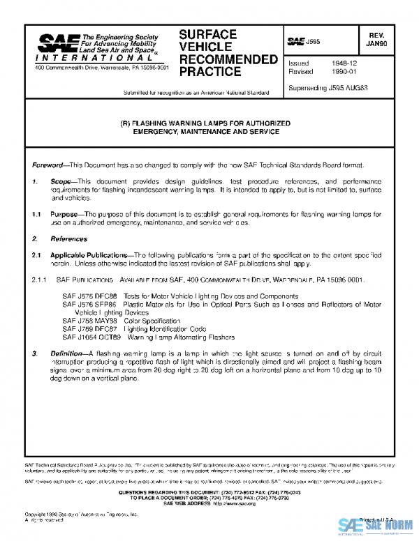 SAE J595_199001 PDF