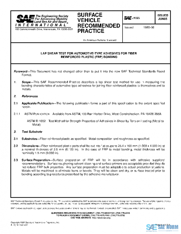 SAE J1525_198506 PDF