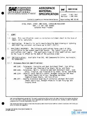 SAE AMS5514E PDF