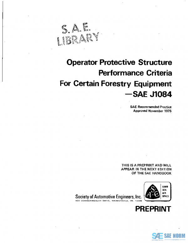 SAE J1084_197511 PDF