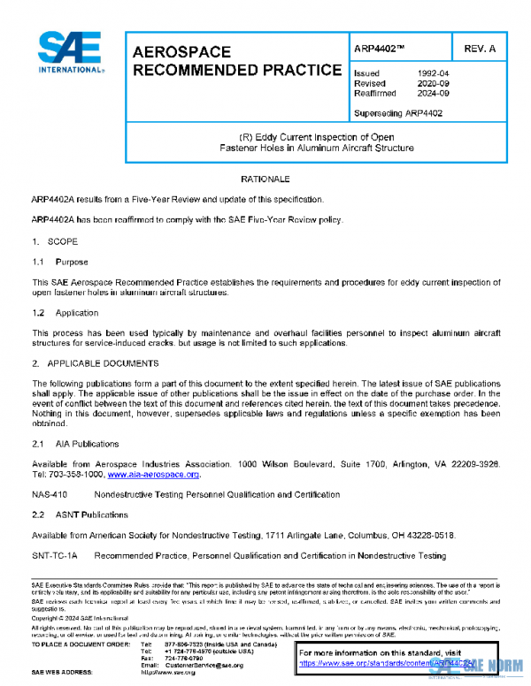 SAE ARP4402A PDF