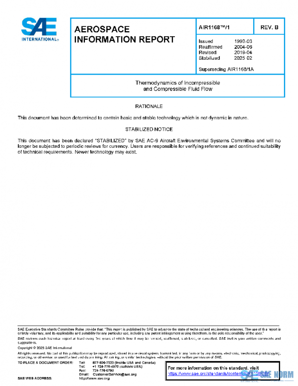 SAE AIR1168/1B PDF