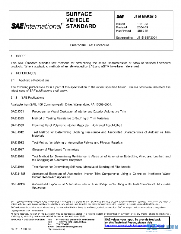 SAE J315_201003 PDF SAE J315_201003 PDF