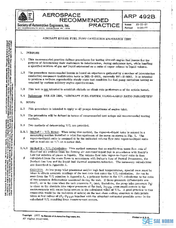 SAE ARP492B PDF