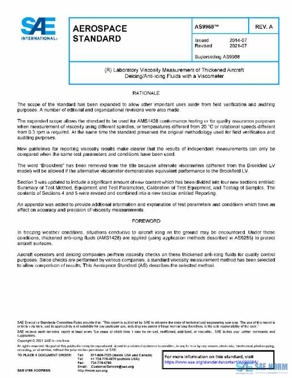 SAE AS9968A PDF SAE AS9968A PDF