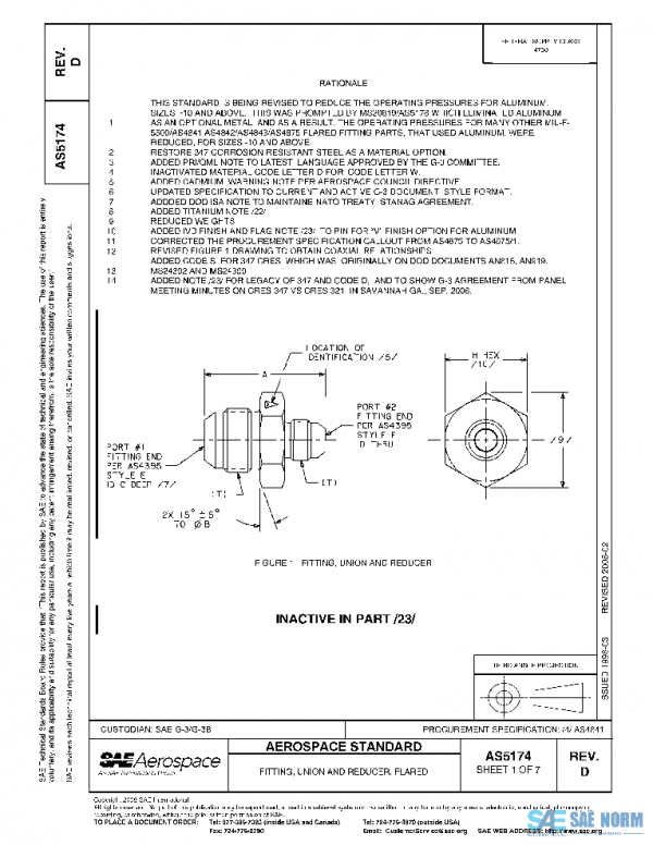 SAE AS5174D PDF SAE AS5174D PDF