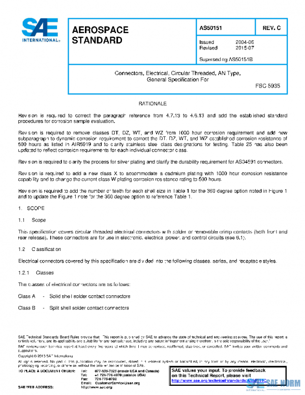 SAE AS50151C PDF SAE AS50151C PDF