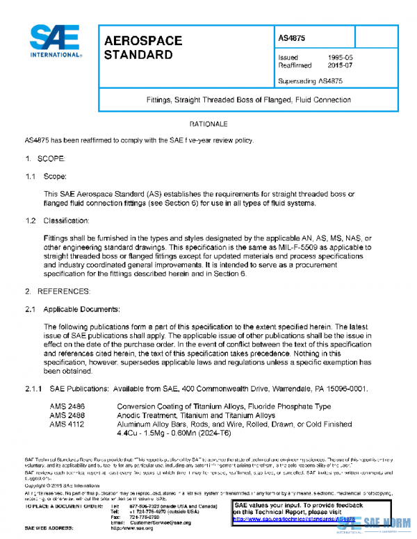 SAE AS4875 PDF SAE AS4875 PDF