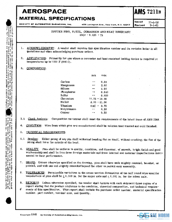 SAE AMS7211B PDF SAE AMS7211B PDF