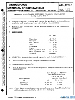 SAE AMS4071F PDF