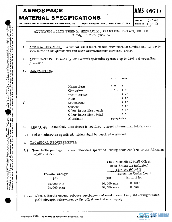 SAE AMS4071F PDF SAE AMS4071F PDF