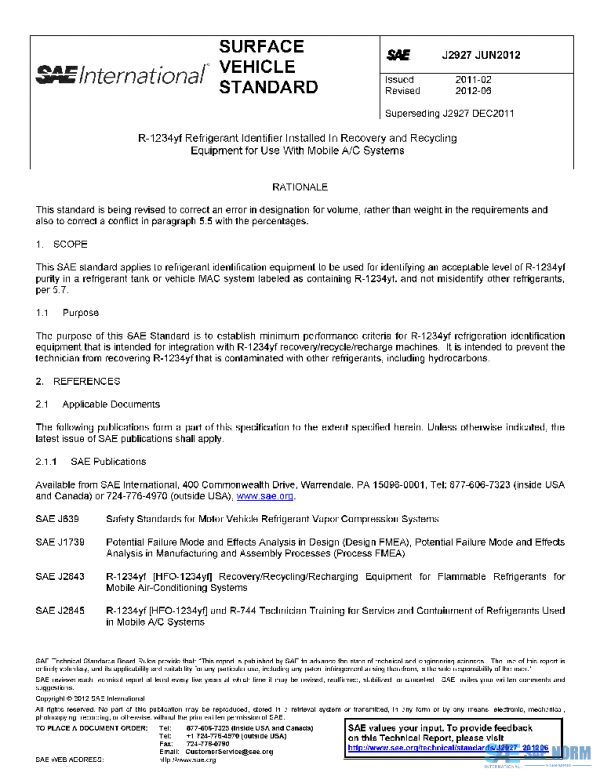 SAE J2927_201206 PDF