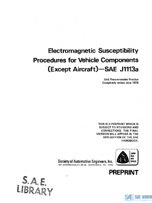 SAE J1113A_197806 PDF