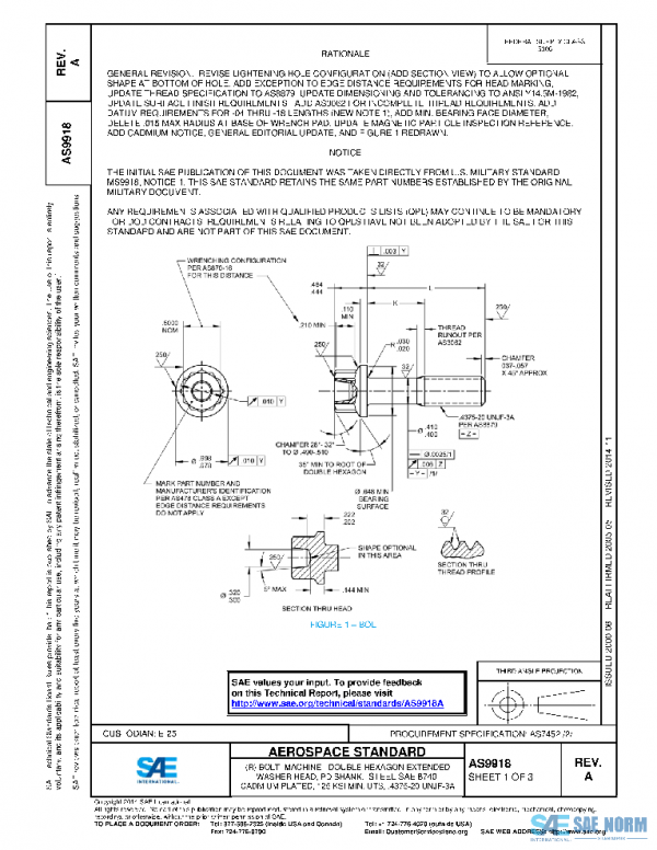 SAE AS9918A PDF