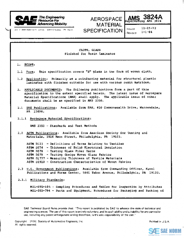SAE AMS3824A PDF