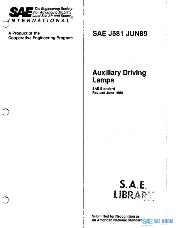 SAE J581_198906 PDF