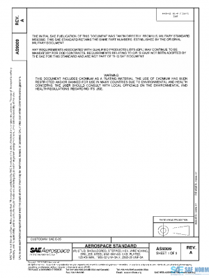 SAE AS9309A PDF