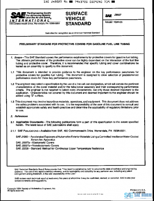 SAE J2027_199406 PDF