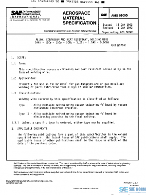 SAE AMS5800D PDF