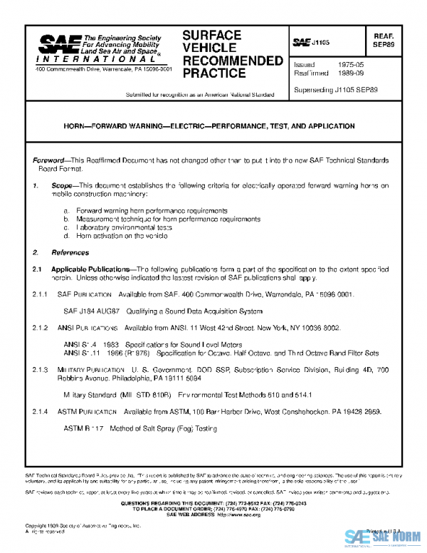 SAE J1105_198909 PDF