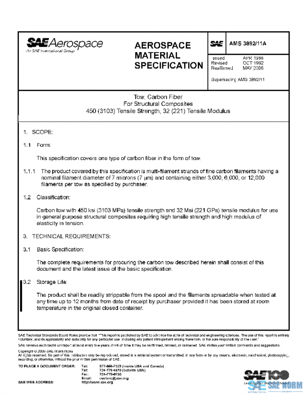 SAE AMS3892/11A PDF