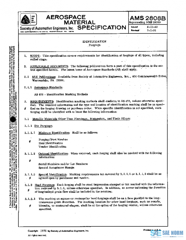 SAE AMS2808B PDF