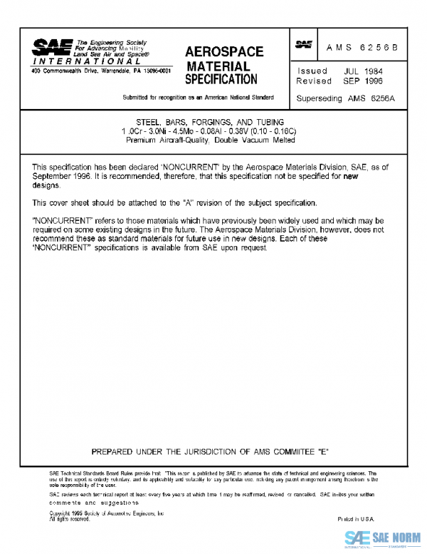 SAE AMS6256B PDF