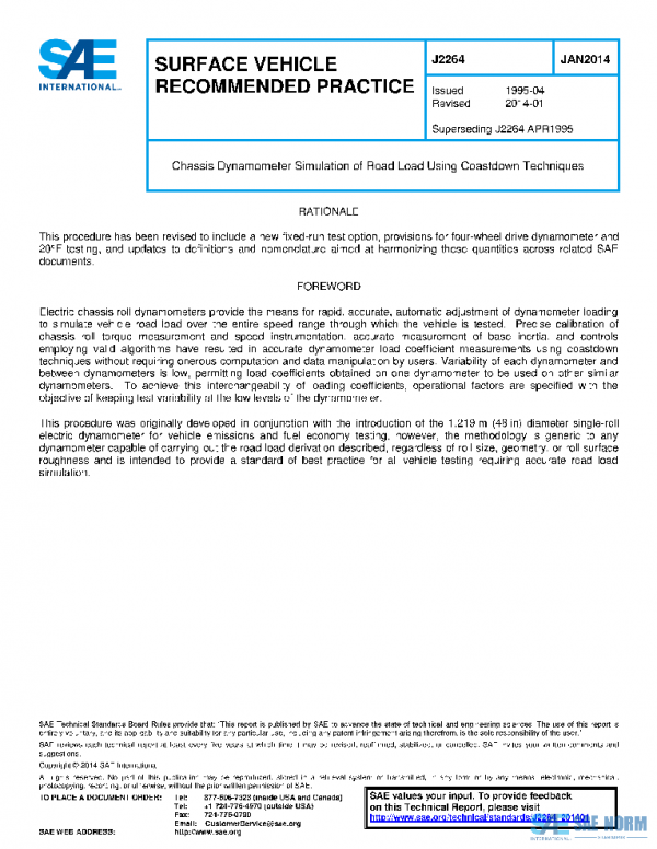 SAE J2264_201401 PDF