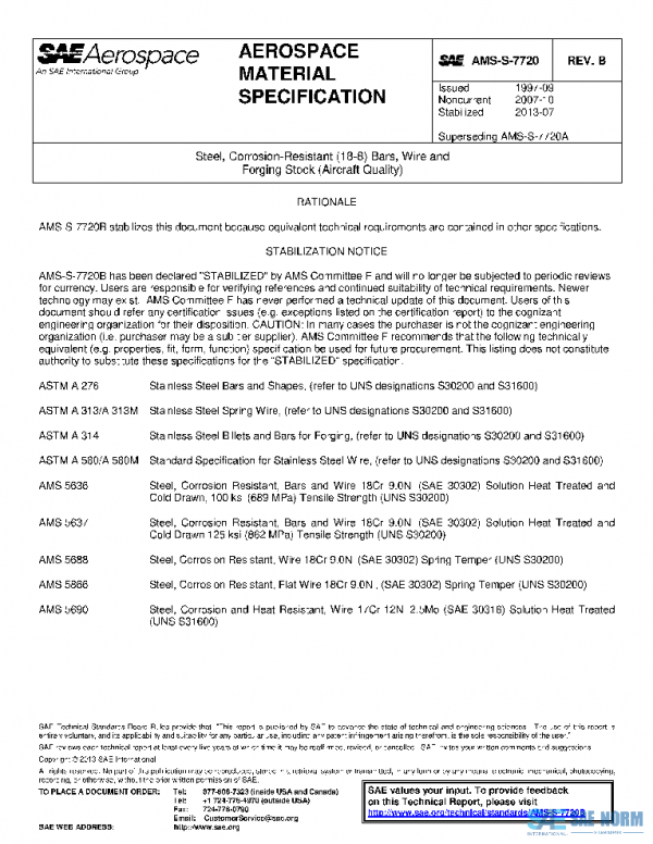 SAE AMSS7720B PDF