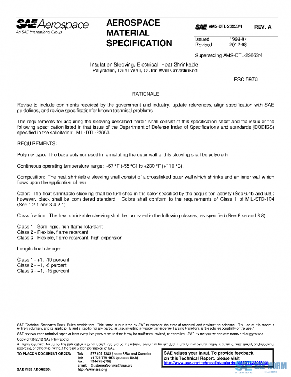 SAE AMSDTL23053/4A PDF SAE AMSDTL23053/4A PDF