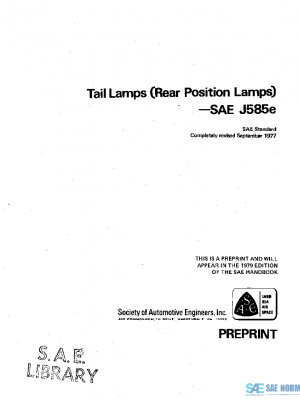 SAE J585E_197709 PDF